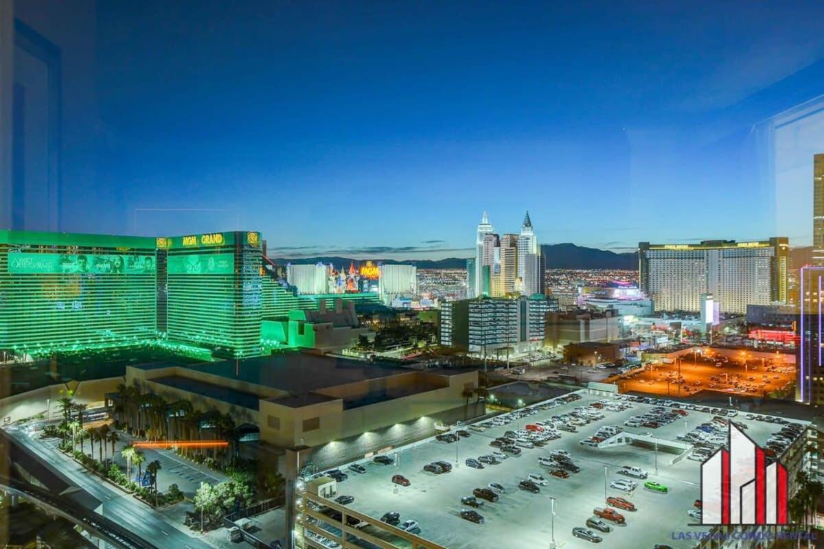 Mgm Signature-32-607 F1 Track & Strip View Balcony 拉斯维加斯 外观 照片