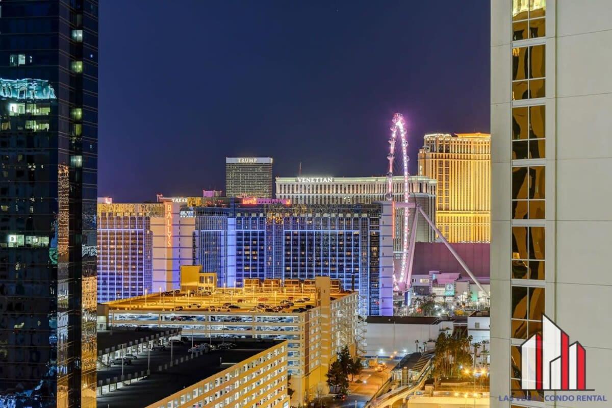 Mgm Signature-32-607 F1 Track & Strip View Balcony 拉斯维加斯 外观 照片