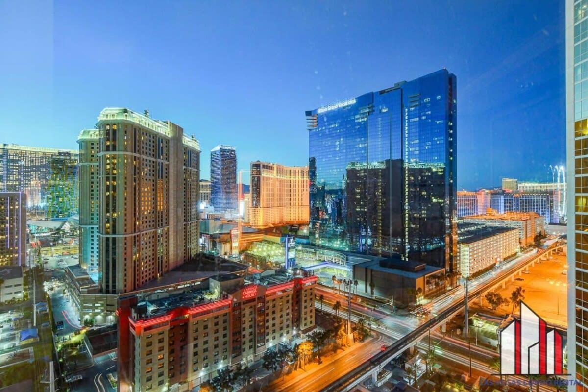 Mgm Signature-32-607 F1 Track & Strip View Balcony 拉斯维加斯 外观 照片