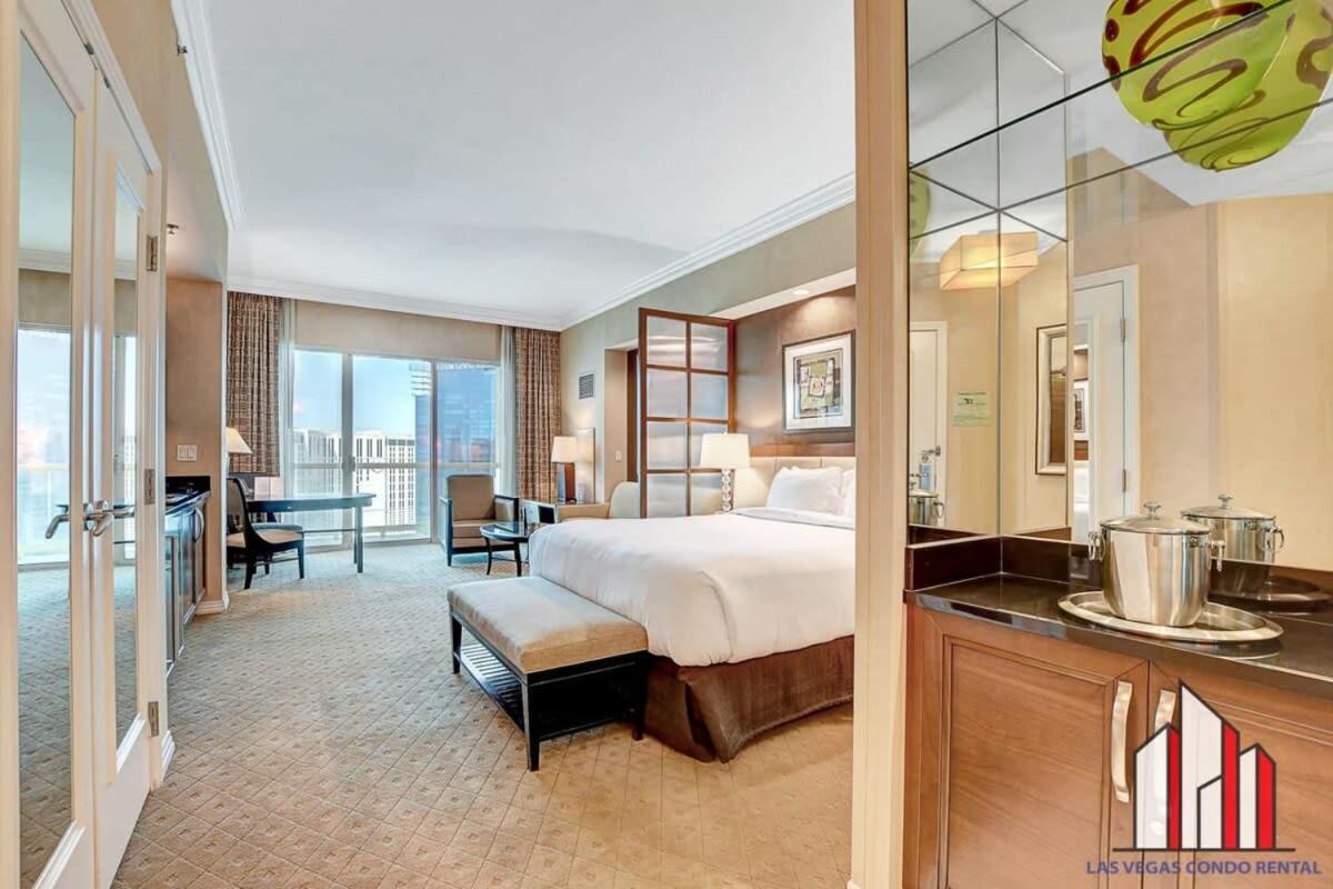 Mgm Signature-32-607 F1 Track & Strip View Balcony 拉斯维加斯 外观 照片