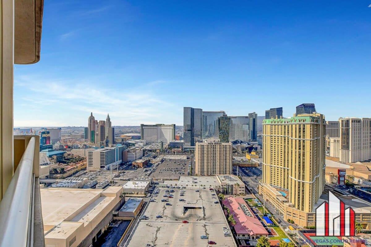 Mgm Signature-32-607 F1 Track & Strip View Balcony 拉斯维加斯 外观 照片