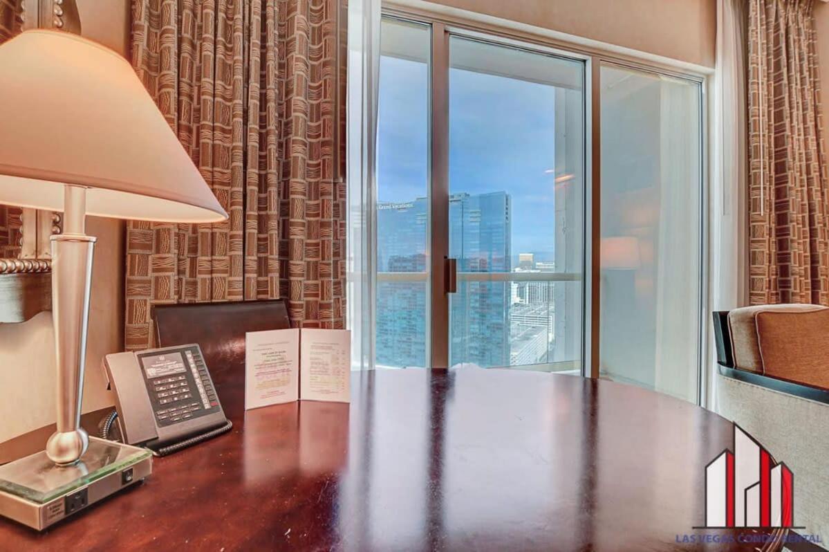 Mgm Signature-32-607 F1 Track & Strip View Balcony 拉斯维加斯 外观 照片