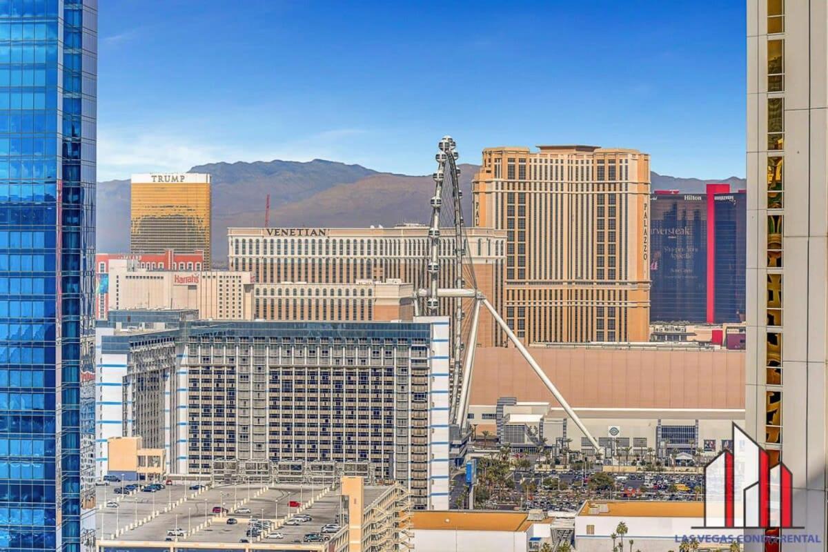 Mgm Signature-32-607 F1 Track & Strip View Balcony 拉斯维加斯 外观 照片