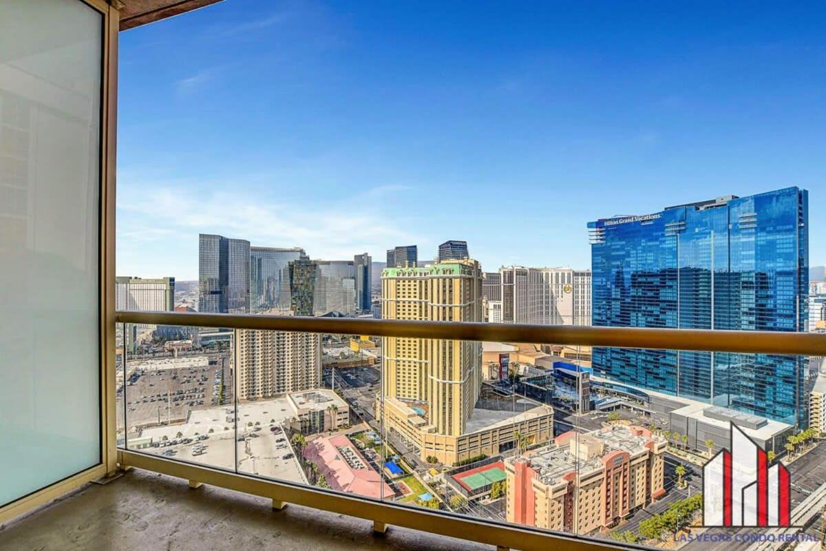 Mgm Signature-32-607 F1 Track & Strip View Balcony 拉斯维加斯 外观 照片